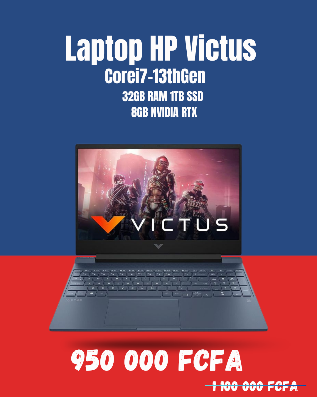 BRC Market - /products/laptop-hp-gaming-victus-16-r0104nia-core-i7-13th-gen-32gb-ram-1tb-ssd-8gb-nvidia-rtx-4060-en-vente