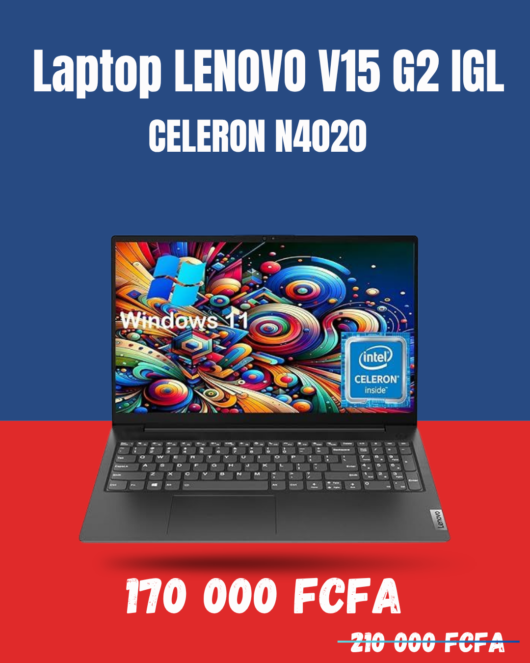 BRC Market - /products/laptop-lenovo-v15-g2-igl-celeron-n4020-4gb-ram-256gb-ssd-en-vente