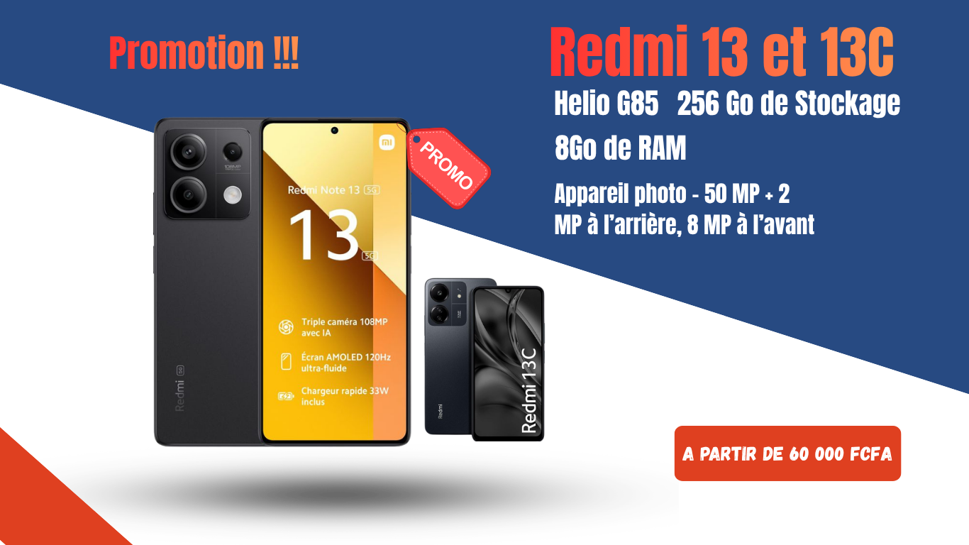 BRC Market - /products/telephones-redmi-13c-8g-ram-256go-395-en-vente